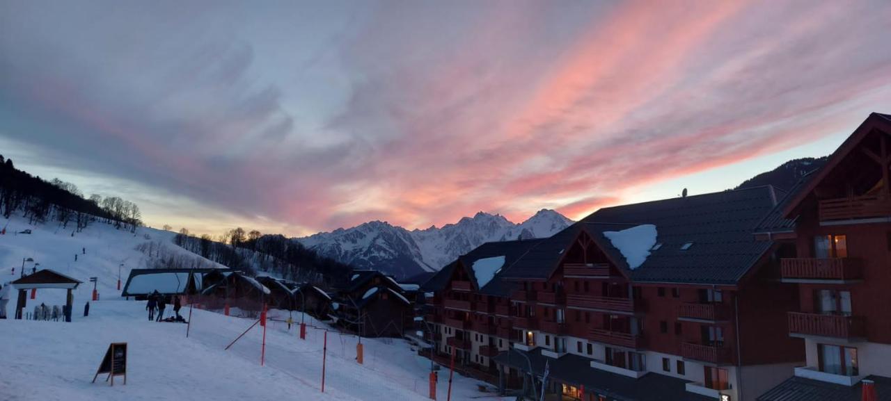 Appartement Lumineux Aux Pieds Des Pistes Saint-Francois-Longchamp Bagian luar foto